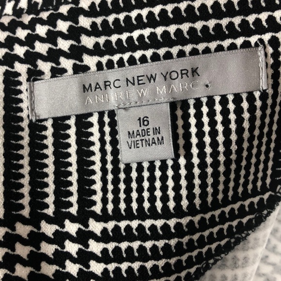 💜NWT,Mark New York,Black & white dress ,Size 16 . - Picture 4 of 7